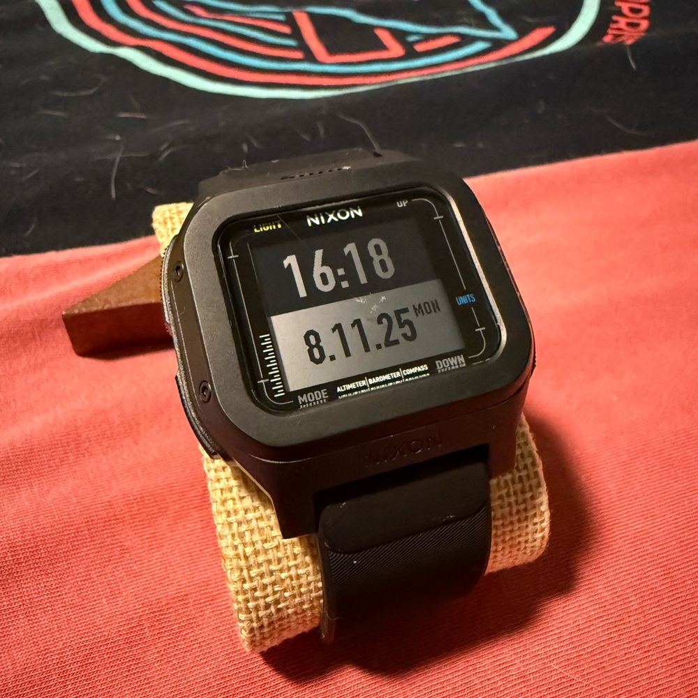 Nixon Black Regulus Expedition Watch